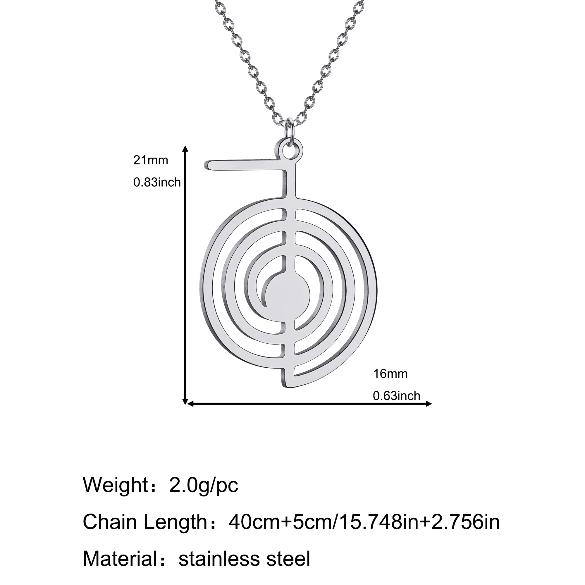 Рейки Чо Ку Рей ожерелье целебная энергия йога сила кулон сакральная геометрия