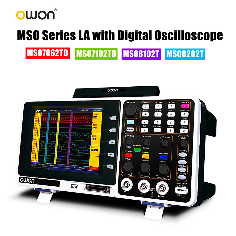 

Цифровой осциллограф MSO7062TD MSO7102TD MSO8102T MSO8202T + логический анализатор 2 канала 60 МГц-200 МГц 1GS-2GS/s 8 "TFT LCD