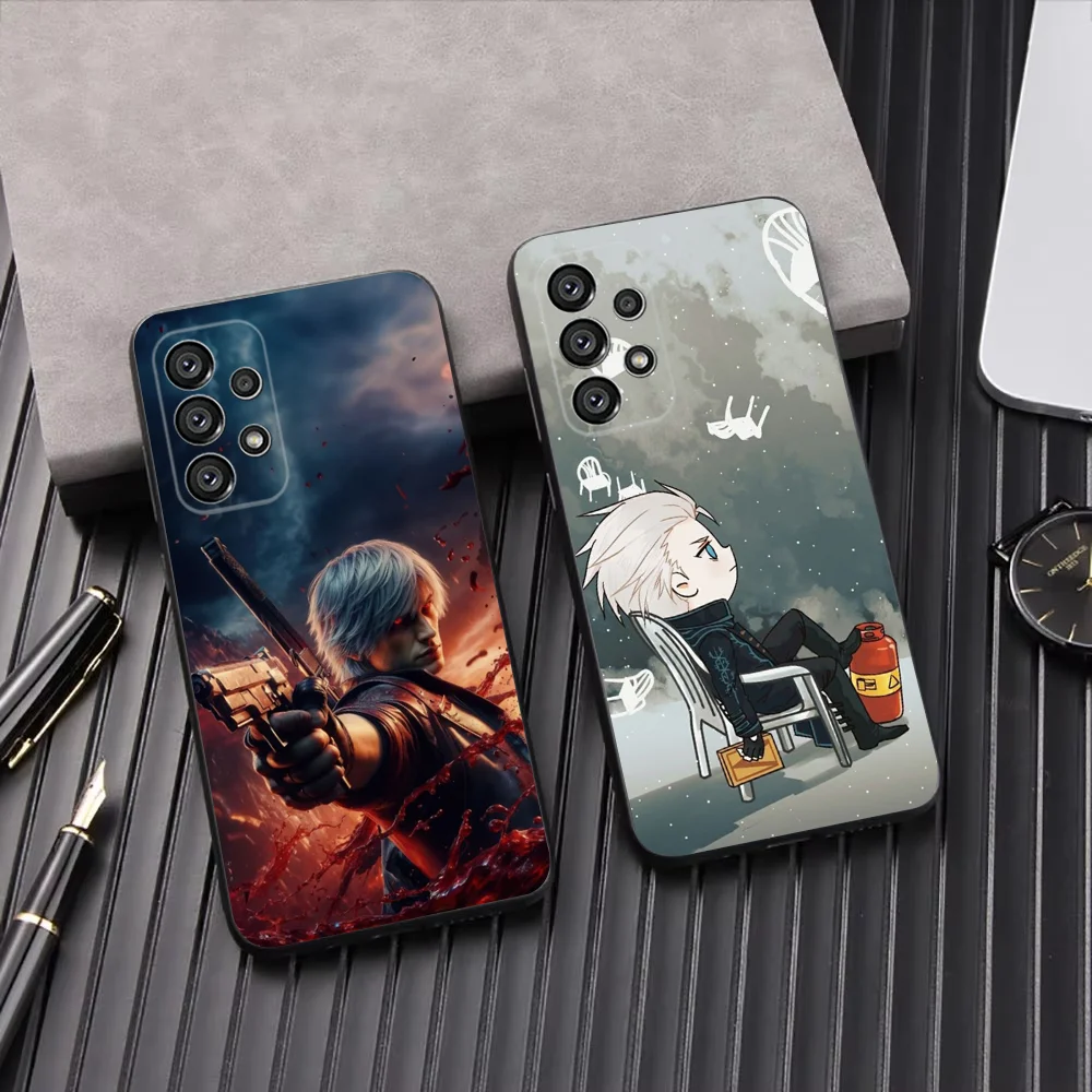 Game D-Devil M-May Cry 5 Phone Case For Samsung Galaxy A13 A21s A22 A31 A32 A52 A53 A71 A80 A91 Soft Black Shell