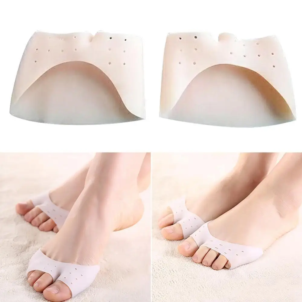 

1 Pair Toe Separator Silicone Bunion Treatment Corrector Forefoot Pad Big Sleeve