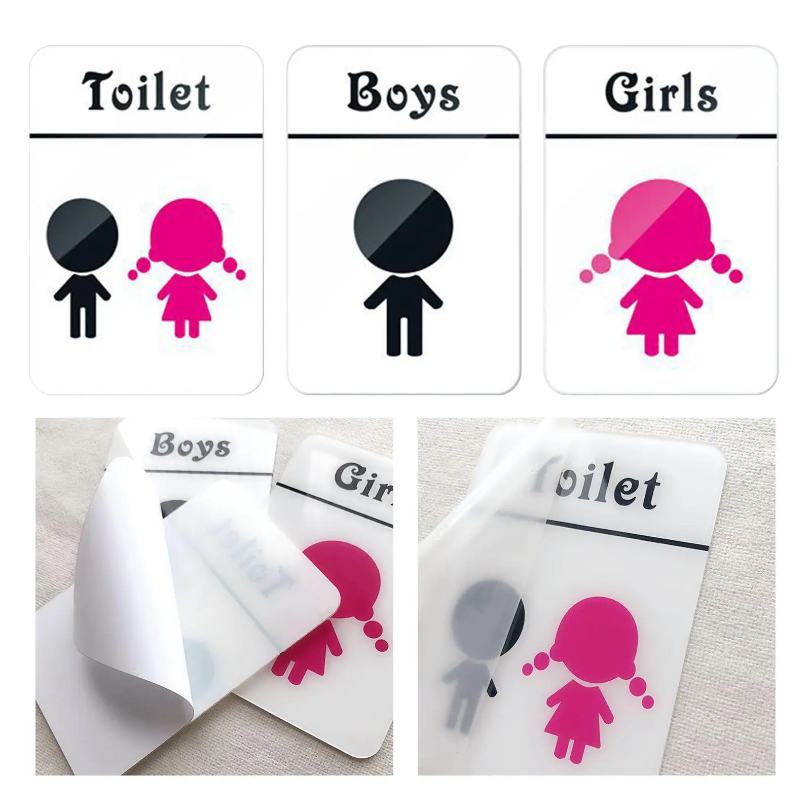 Детская искусственная акриловая самоклеящаяся табличка для мальчиков и девочек