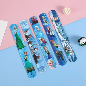 Imported Frozen Slap Bracelets Party Decoration Pendant Goodie Bags Fillers Kids Pocket Slap Band Gift For Gi