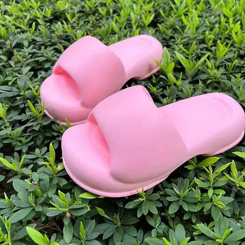 Warrior Cloud Slides For Women High Toe Summer Pillow Slippers Non-Slip Sandals Soft Thick Sole Indoor and Outdoor Slides