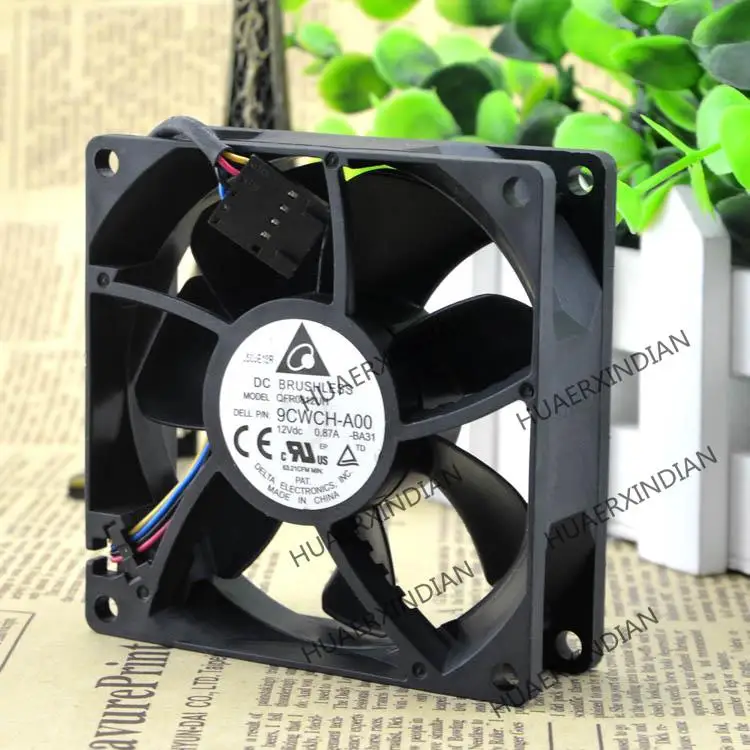 Новый комплект охлаждающего вентилятора 8 см/QFR0812UH 9CWCH-A00 12 В 0.87A 4PWM