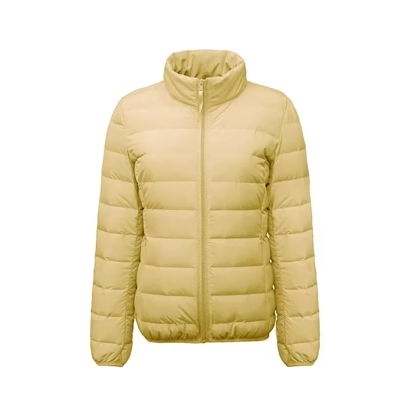 Women Winter Coat Autumn Ultralight 90% White Duck Down Jacket for Women Puffer Jacket Portable Outerwear Windproof Down Coat