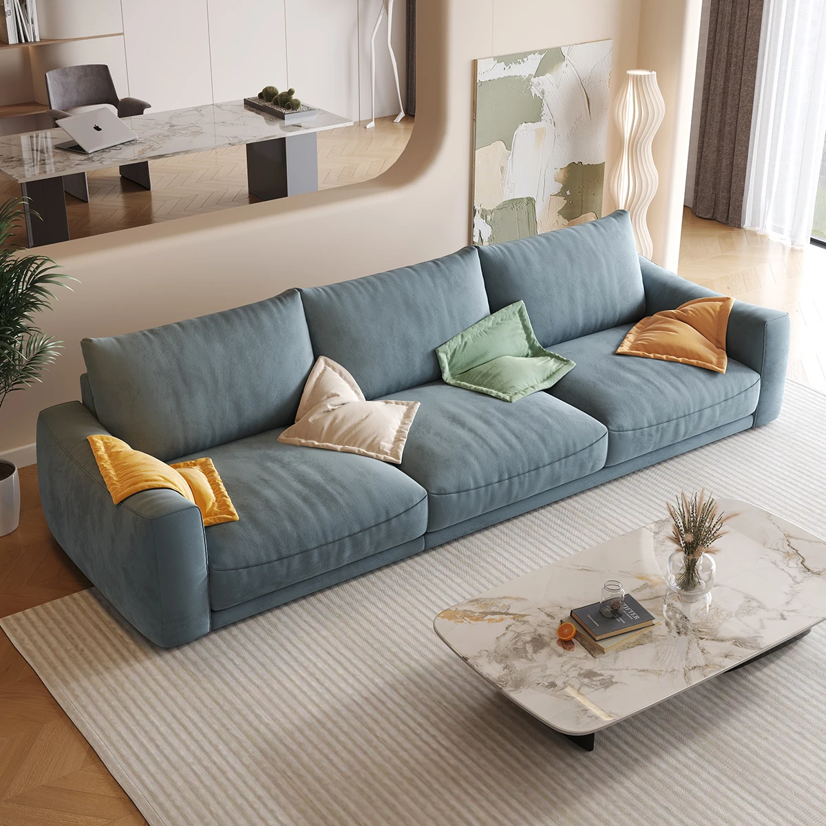 Скандинавская итальянская Минималистичная технология фланелевый