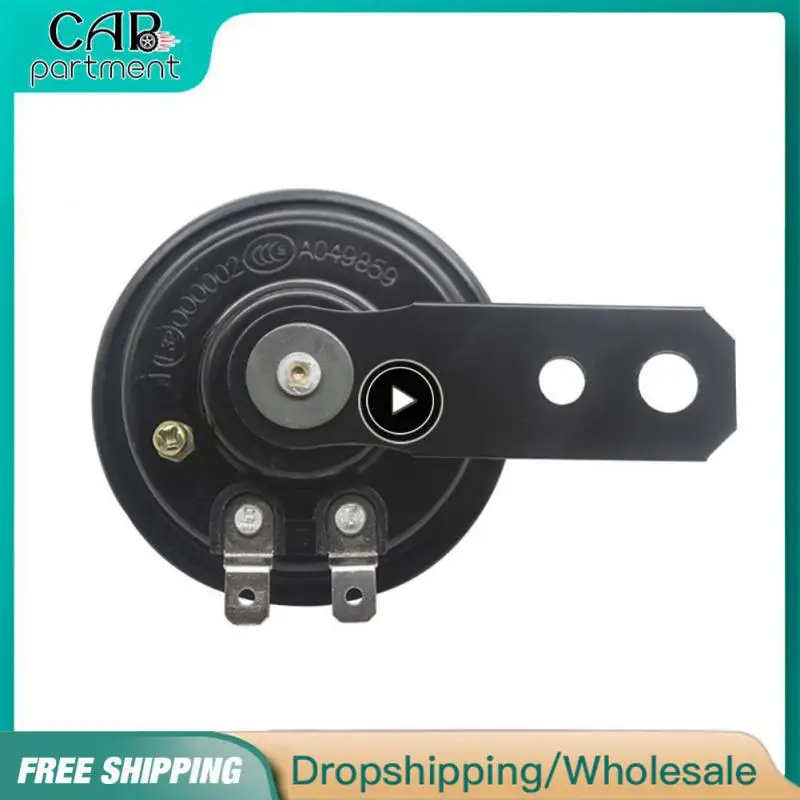 

1~10PCS Round Loud Horn Speakers Waterproof Durable Motorcycle Electric Horn Kit Universal 12v/48v 1.5a 105db Car Horn Car