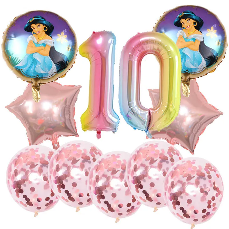 Disney Принцесса Жасмин фольга конфетти для воздушного шара воздушный шар