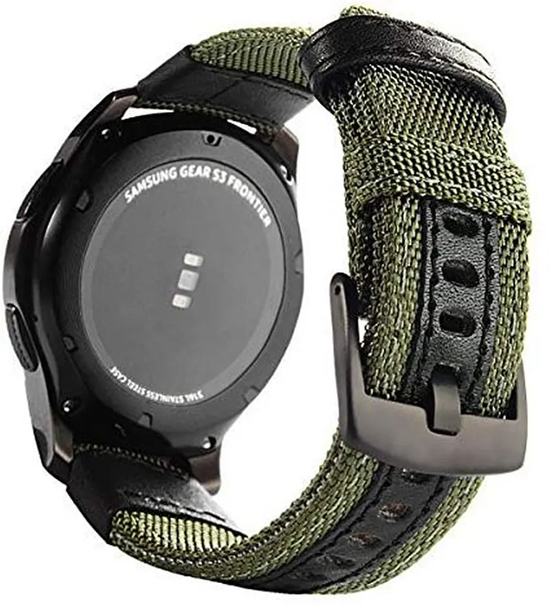

24MM Canvas Straps For Suunto 9 7 Baro/Suunto D5 Spartan Sport Wrist HR/Baro Smart Watch Band Nylon Bracelets Correa Wristband
