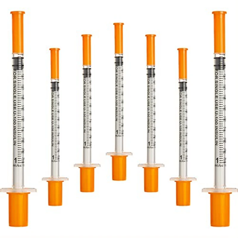 

50Pcs/Pack 1ML Syringe Spray 500Ml With 30G (8Mm Long) Lab Supplies Individually Sealed Package