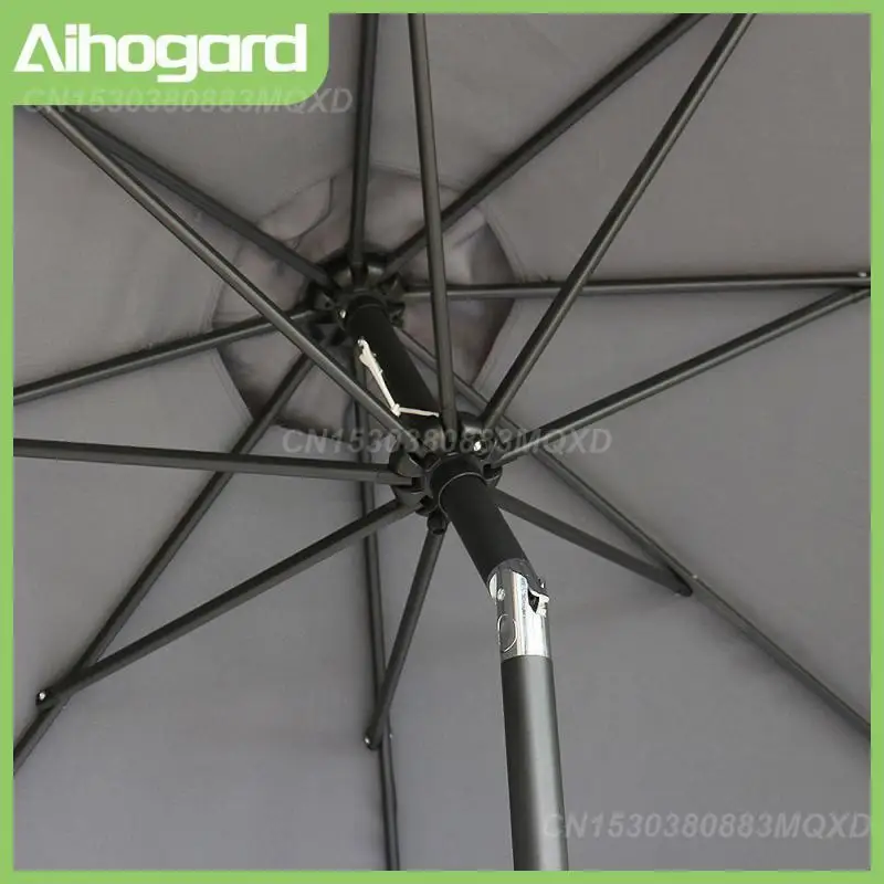 

Sun Terrace Beach Umbrella Outdoor Garden Parasol Patio Pool Waterproof Beach Umbrella UV Protection Parasol 245x300cm HWC