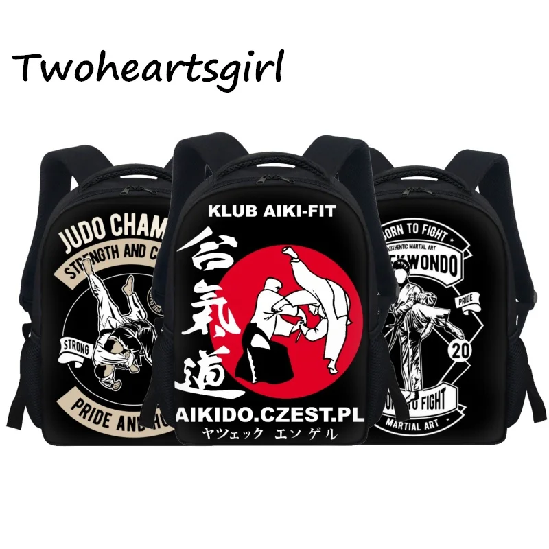 

Миниатюрный рюкзак twoheart для девочек, дзюдо, тхэквондо, джиуджитсу, карате, айкидо, школьный портфель для малышей, детских садов и дошкольников