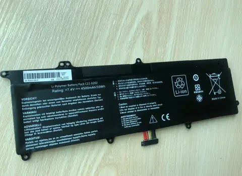 Аккумулятор для ноутбука ASUS C21-X202 S200E X202E X201E S200L S200 S200E X201 X201E
