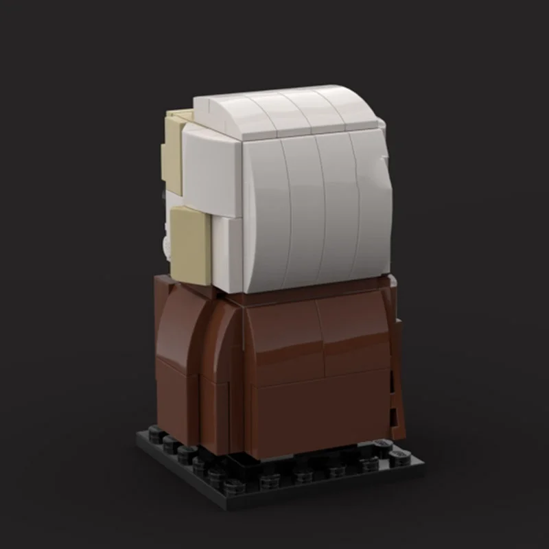 Фото 128 деталей MOC, модель Дуку BrickHeadz, строительные блоки, конструктор, подарок на день рождения, творческая образовательная идея, художественное ремесло, декоративный элемент. №1