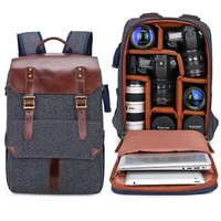 slr camera bag photography bag backpack batik waterproof canvas backpack outdoor portable large capacity storage bag