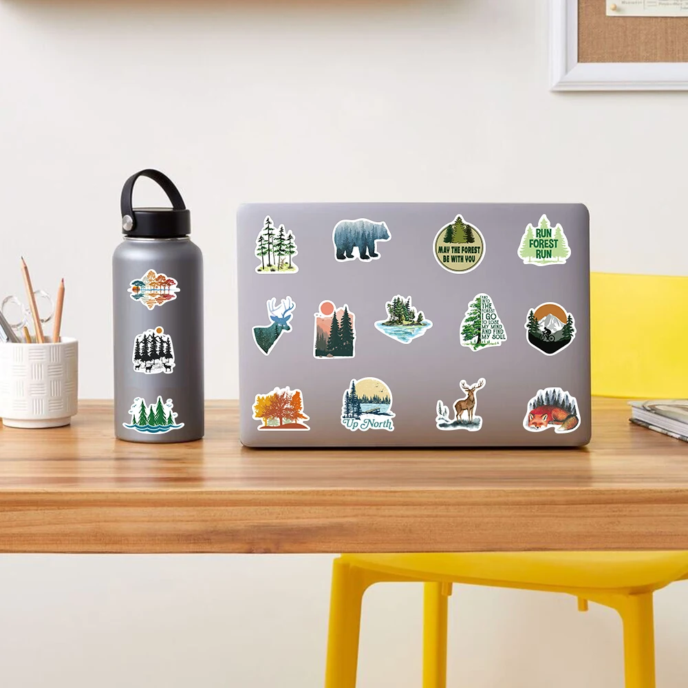 50 шт. наклейки для ноутбуков и багажа