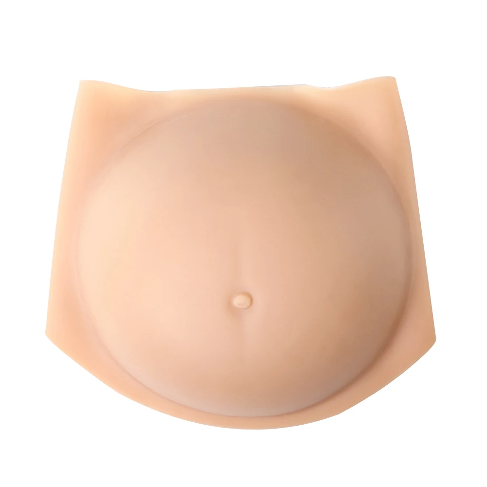 IVITA 100% Realistic Silicone Fake Pregnancy Belly with Velcro Pregnant Tummy for Performance Photography Crossdresser Cosplay