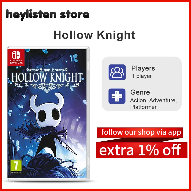 Hollow Knight на Нинтендо свитч.