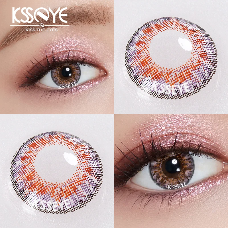 

KSSEYE 1 Pair Colored Contact Lenses for Eyes High Quality Eyes Contacts Lens for Men Women Beauty Pupil Diameter 14.5mm Yearly
