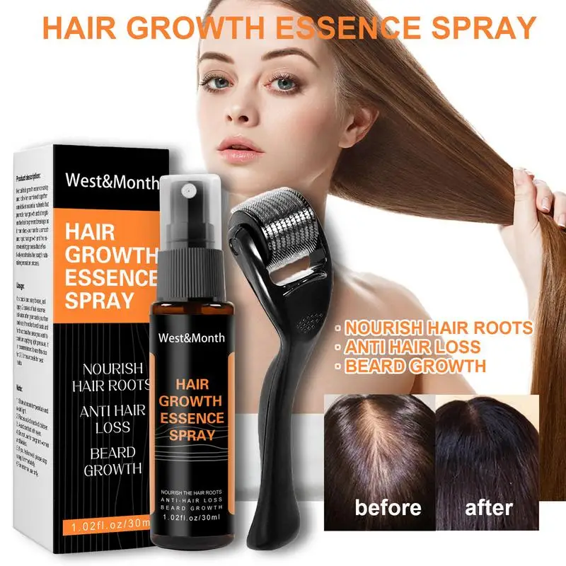 

Sdotter Hair Growth Serum Hair Growth Oil Roller Hair Growth Kit To Help Grow Healthy Anti Hair Loss For Men Women Of All Hair T