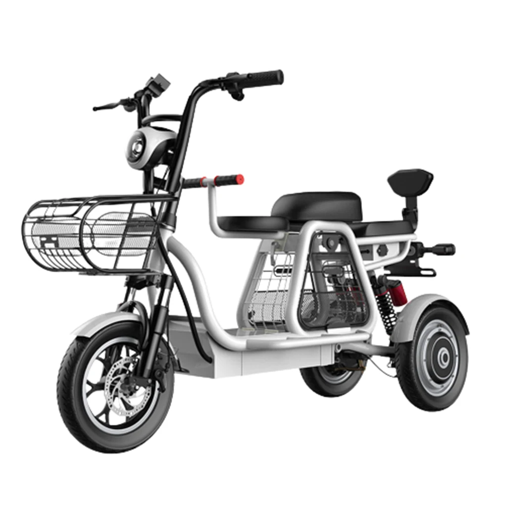 

350w Electric Trike Brushless Motor Lithium Battery 8A-30A Dual Disc Brake Damping Explosion-Proof Tire Folding Intelligence