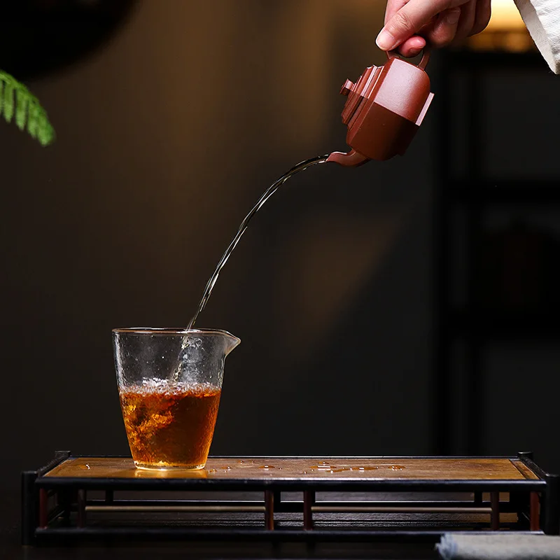 Высокое качество руда фиолетовая глина ручной работы 120cc шестиугольный Xuehua Yixing