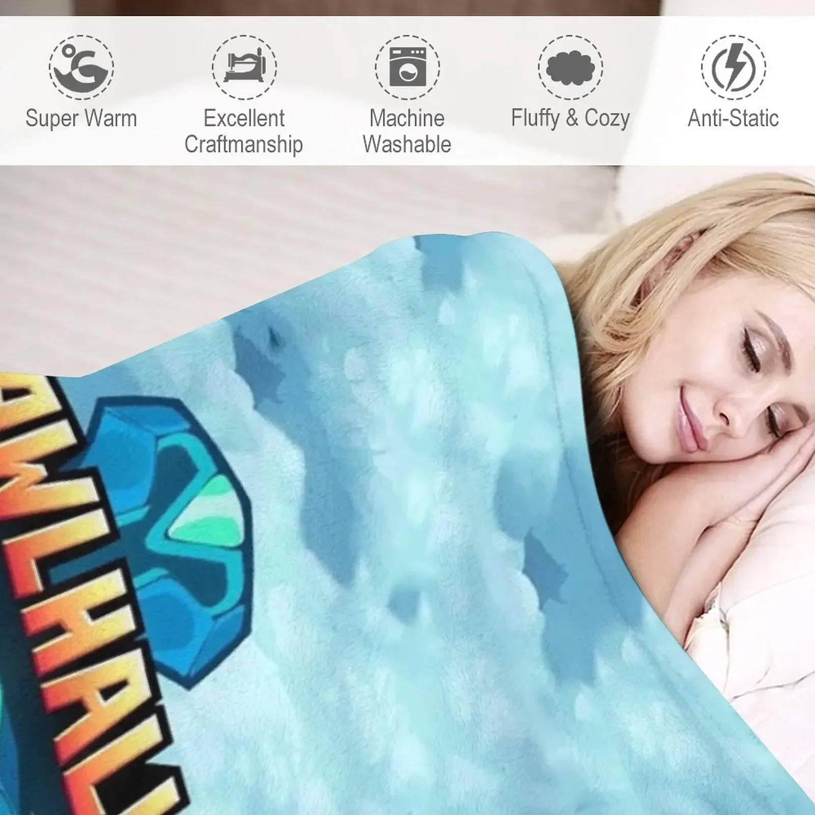 Роскошное пляжное одеяло Super brawlhalla утолщенное для Хэллоуина декоративные одеяла