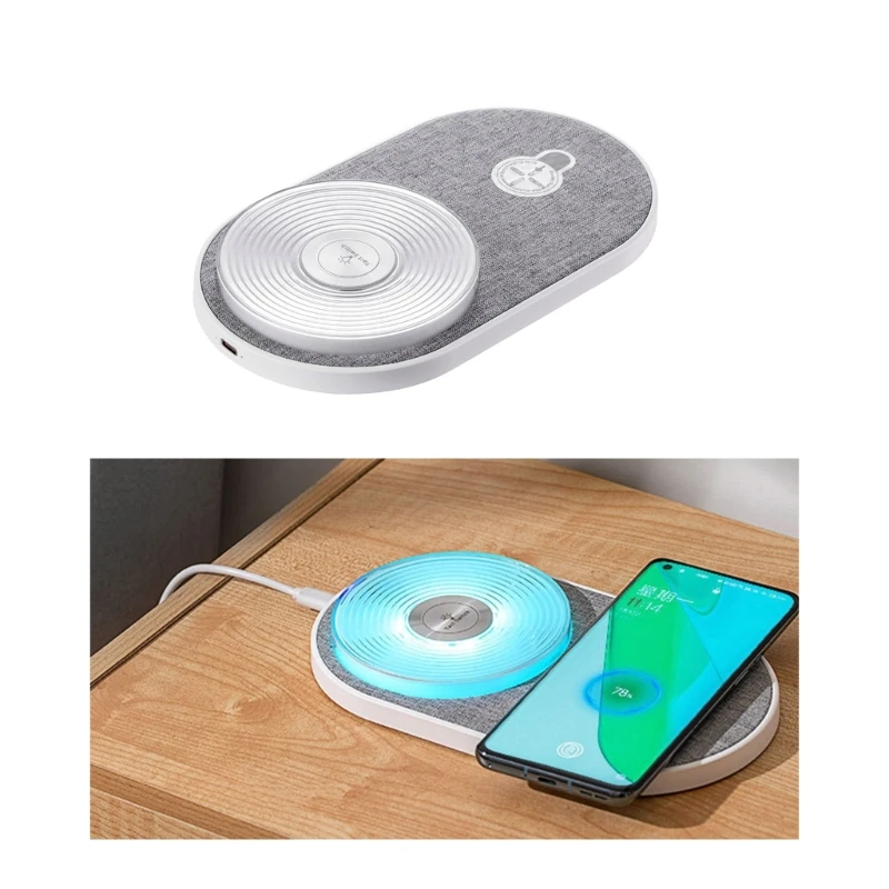 

Wireless Charger Dock Stand with Night Light Phone Charging Station