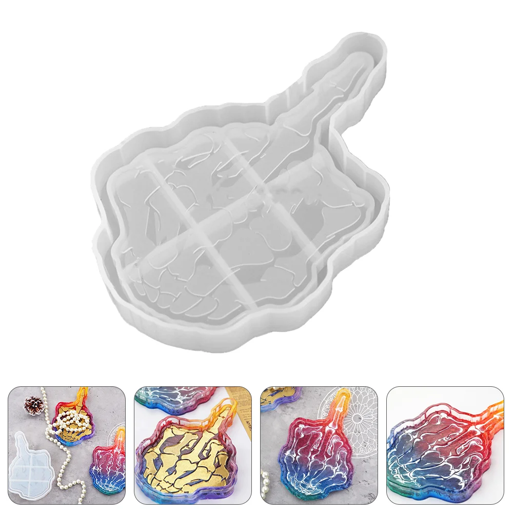 

Molds Resin Silicone Tray Coaster Diy Casting Epoxy Square Practical Mold Box Mould Stylish Beautiful Crystal Serving Craft Dish