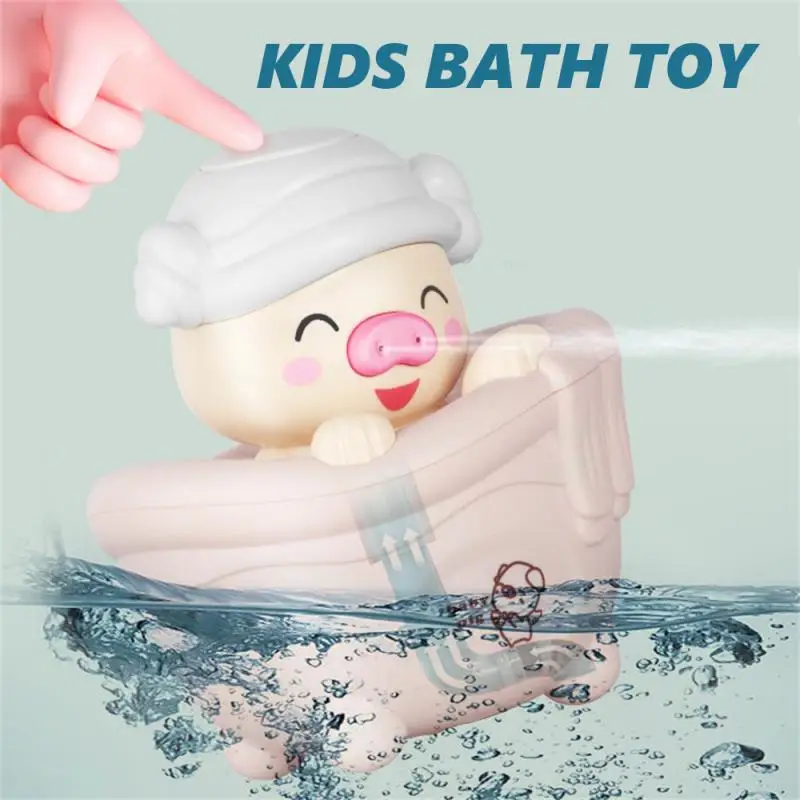 

Children Bathing Toy Kids Cute Pig Water Spray Sprinkler Bathroom Sprinkling Shower Swimming Bath Toys For Kids Baby Gifts