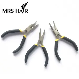 Металлические стальные плоскогубцы для наращивания волос I-tip micro nano ring, инструменты для наращивания волос microlink