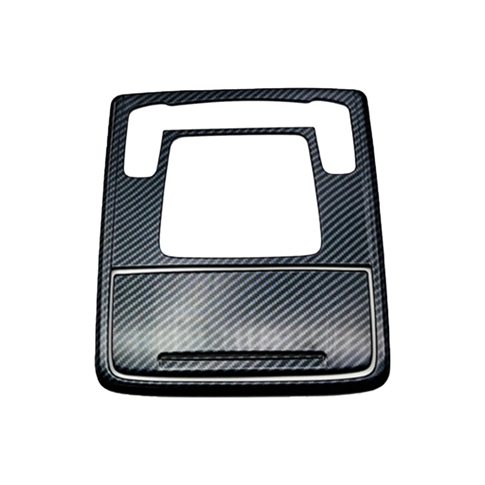 

For Honda CR-V 2023 Front Read Light Cover Interior Lamp Frame Molding Trims ABS Carbon Fiber Pattern