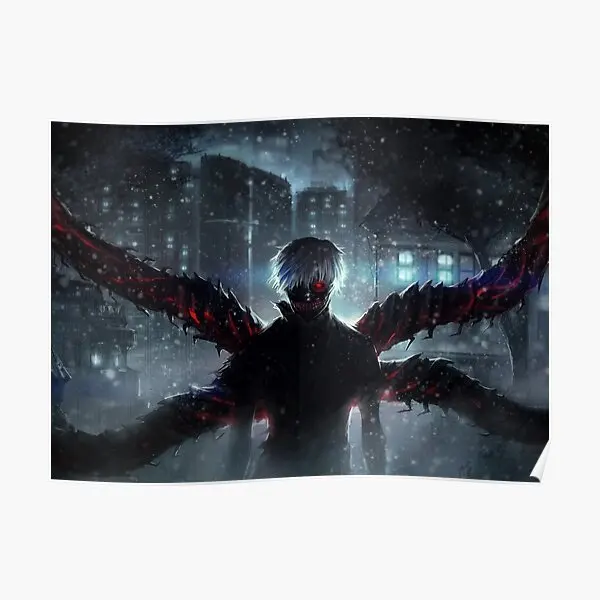 

Постер Kaneki Ken, винтажное украшение комнаты, забавная настенная современная картина, картина, домашнее искусство, роспись, Декор без рамки