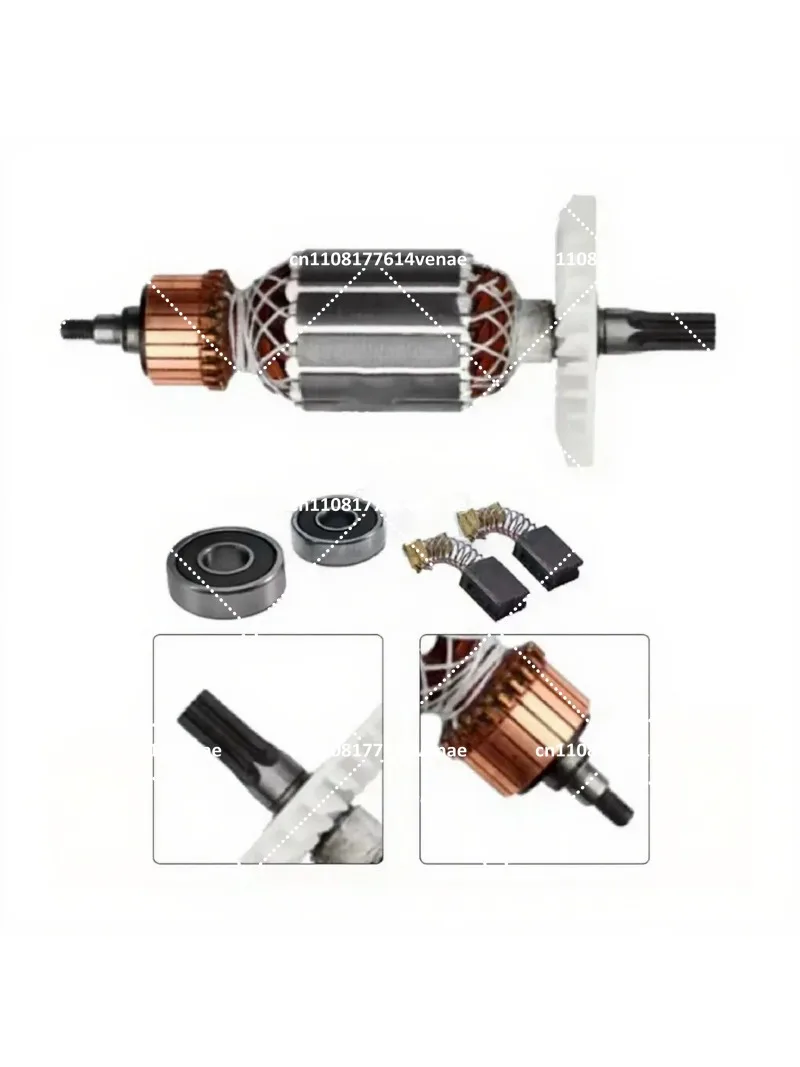 Фото Ротор 360591E (якорь) для перфоратора AC220V-240V DH40MR DH40SR, запасные части №4