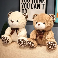 253545cm lovely couple brown white teddy bear plush toys dolls stuffed toy kids baby children girl birthday christmas gifts