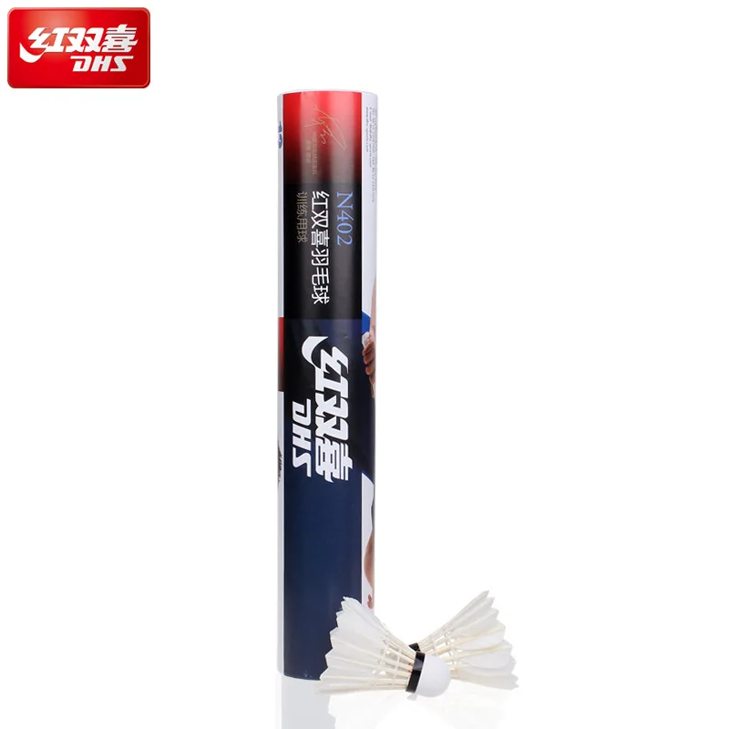 

5 бочек = 60 штук DHS бадминтон 12 N402 бадминтон 12 пробковая головка бадминтон