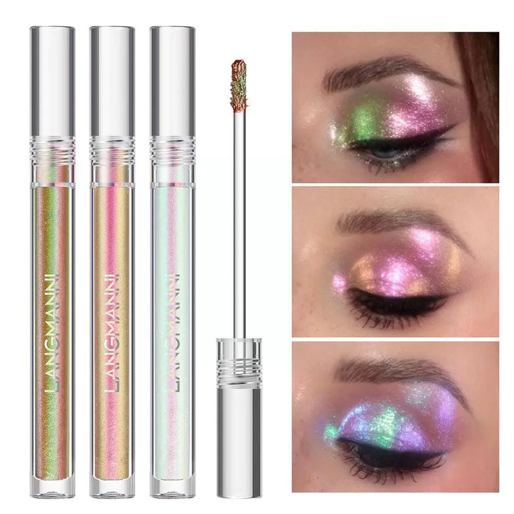 

Diamond Liquid Eyeshadow Highlighter Quick-drying Waterproof Shimmer Eye Lasting Shiny Glitter Eyeshadow Cosmetics Super Pe S7J0