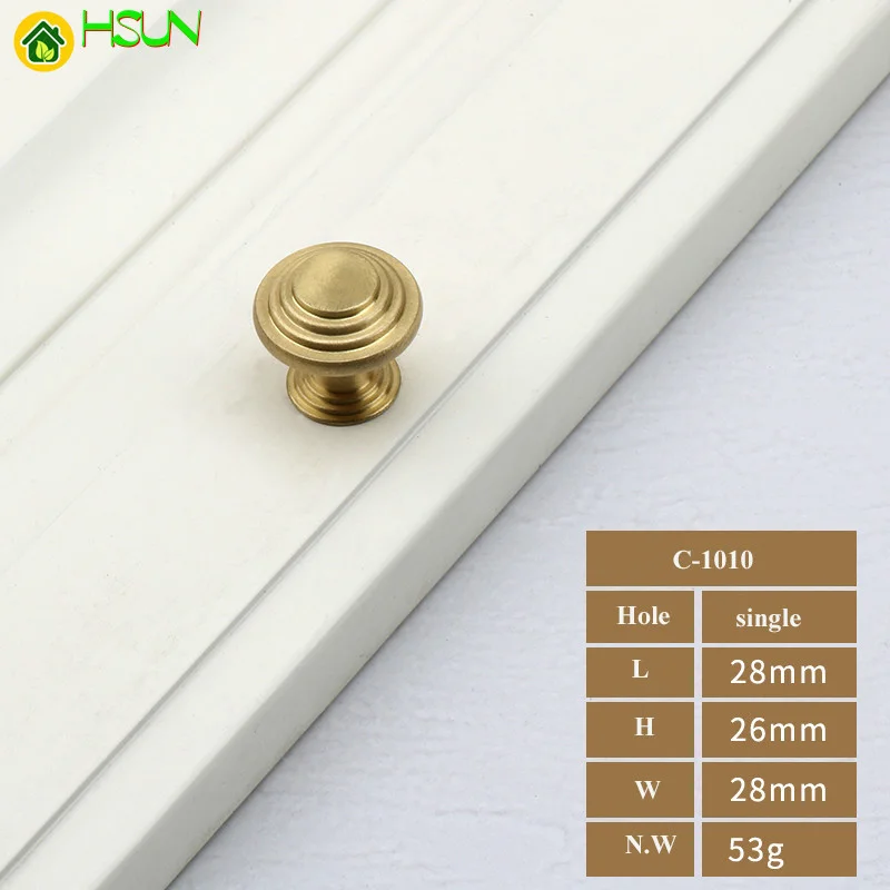 1 шт. латунные ручки для кухонного шкафа |