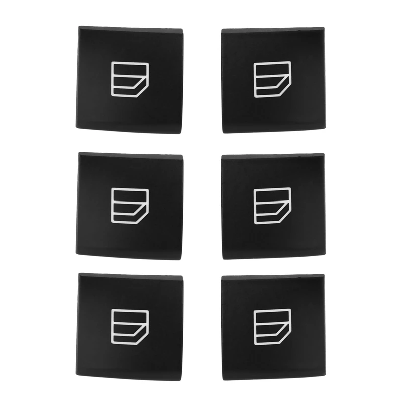 

6X For Mercedes Benz A Ml Gl R Class W164 X164 W251 W245 W169 Window Switch Repair Button Cap Driver Window Control