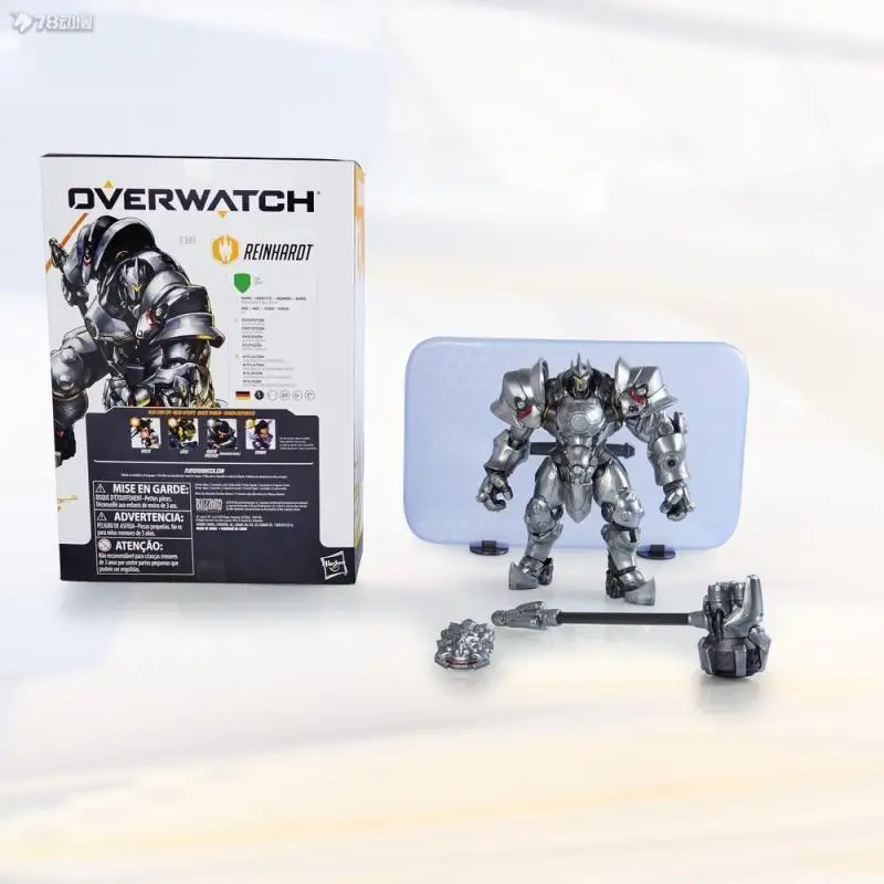 

Коллекционная экшн-фигурка Blizzard Hasbro Overwatch Reinhardt, 7,8 дюйма, игрушечный солдат, игра в кино, аниме