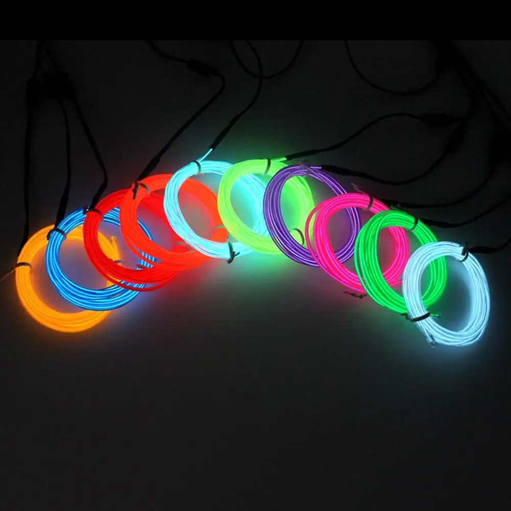 

Car Interior Light For Auto DIY Party Atmosphere Ambient Light Tube LED Strip EL Wiring Neon Lamp Glow String Light