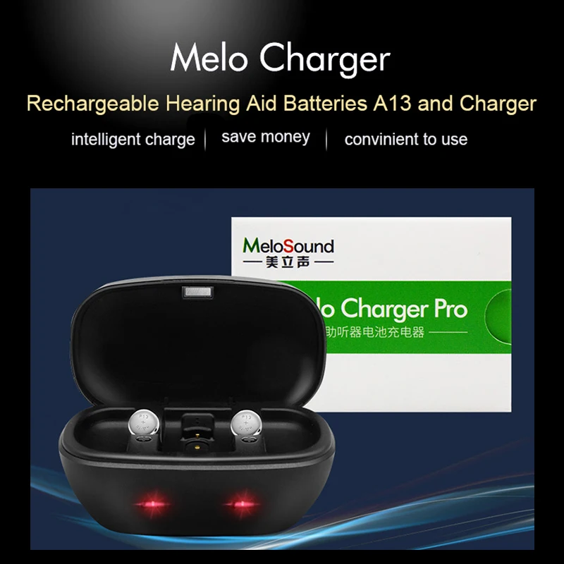 

Hearing Aid Accessories Charging Case with RechargeableBatteries 13 a13 13a p13 pr48 Hearing Aids Battery Tools
