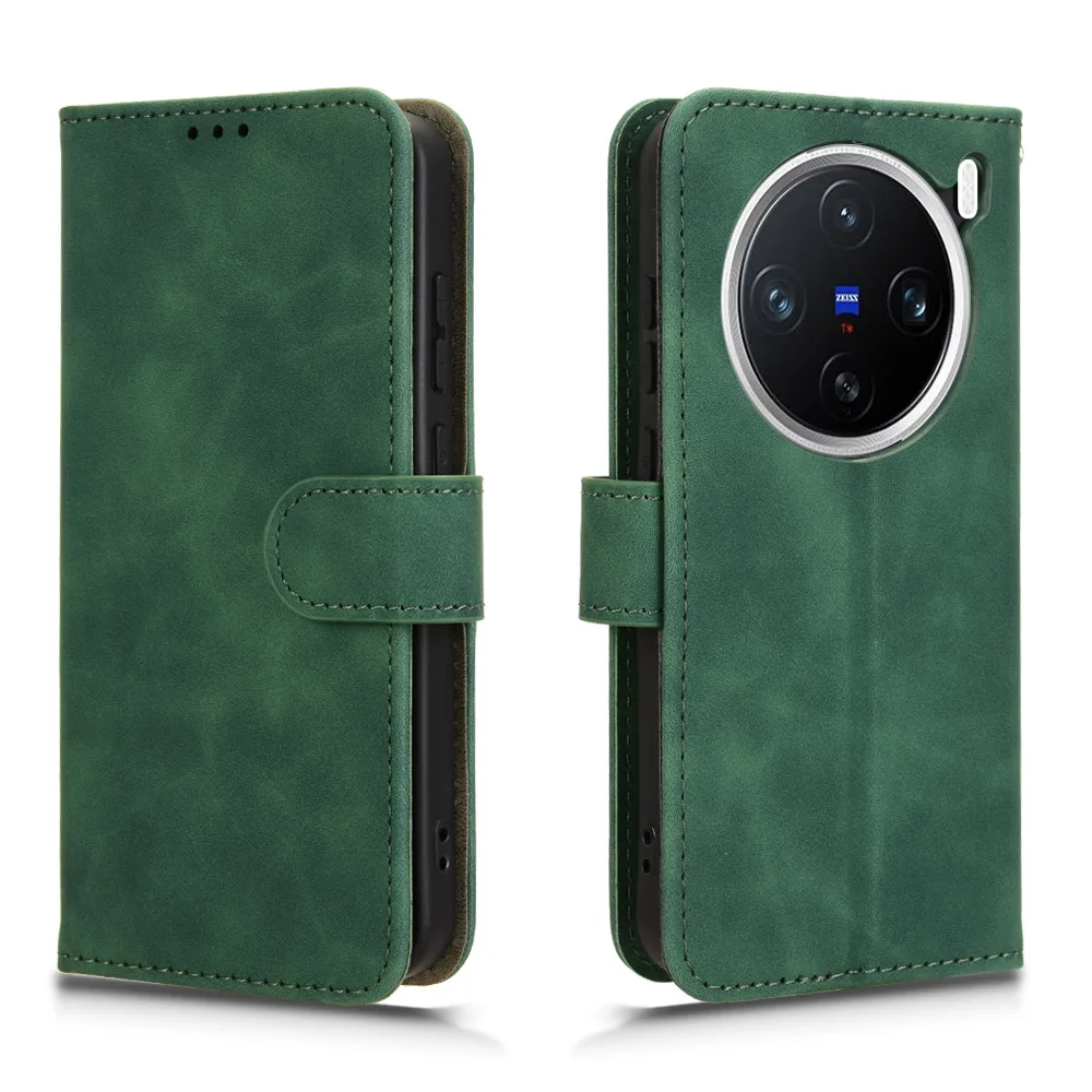 Для VIVO X200 PRO 5G MINI флип-кожаный чехол Роскошный ретро-кошелек-книжка с полным