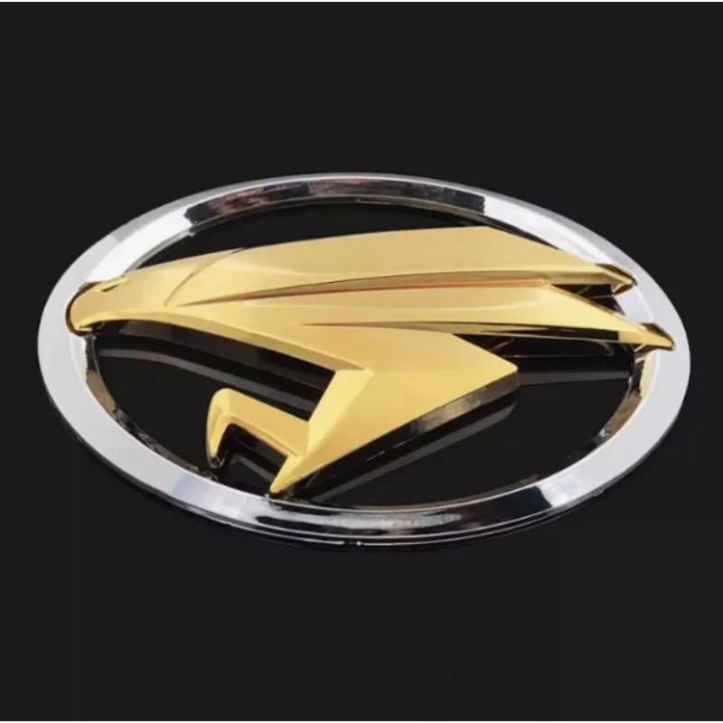 

2 цвета автомобиля с отверстиями, модификация логотипа Eagle Bird логотип для Toyota Corolla Camry Sienna