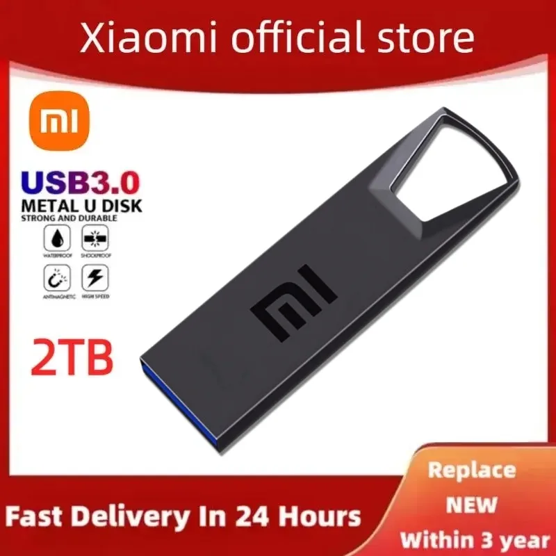 Xiaomi USB 3.0 Flash U Drive 2 ТБ Высокоскоростной флэш-накопитель 1 Интерфейс Type-C