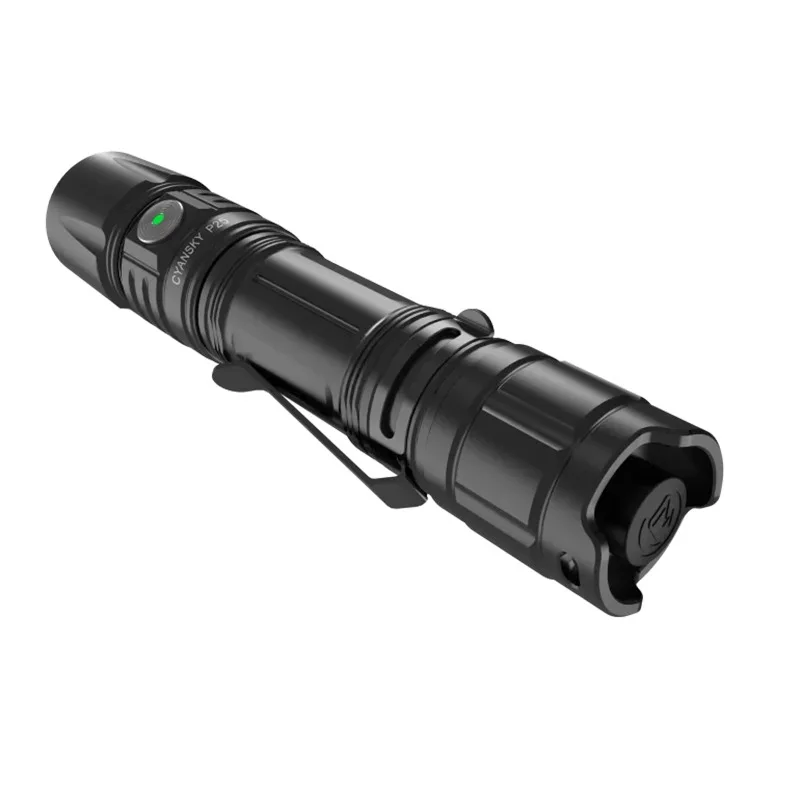 CYANSKY P25 V2.0 3600LM Серебристо-тонированный фонарик с микросветодиодом и двойным