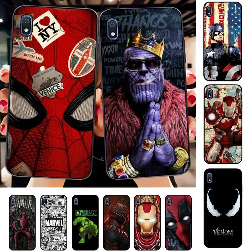 

Movie S-super-h-Heroes hero character Phone Case for Samsung A51 01 50 71 21S 70 31 40 30 10 20 S E 11 91 A7 A8 2018 Cover