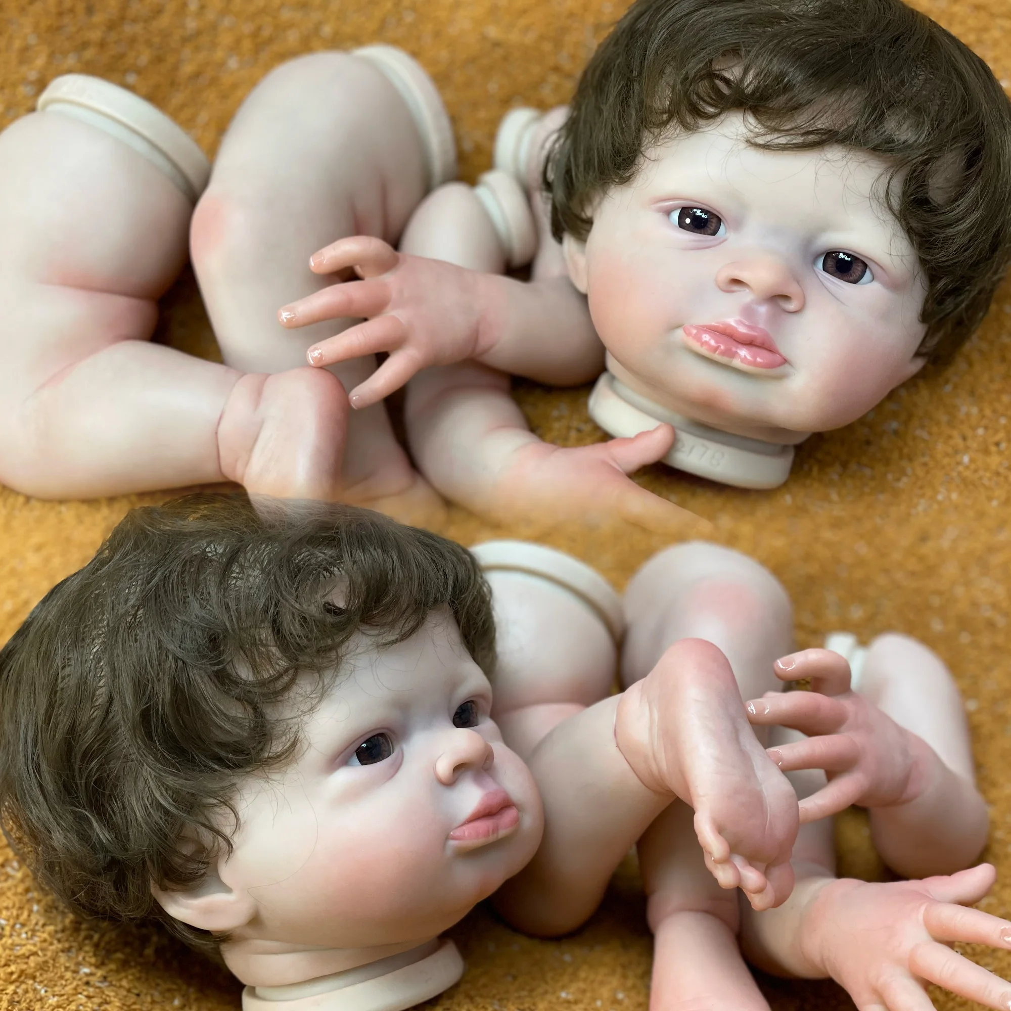 Набор кукол AnjoDoll Reborn 18-20 дюймов мягкий виниловый материал унисекс дизайнерская