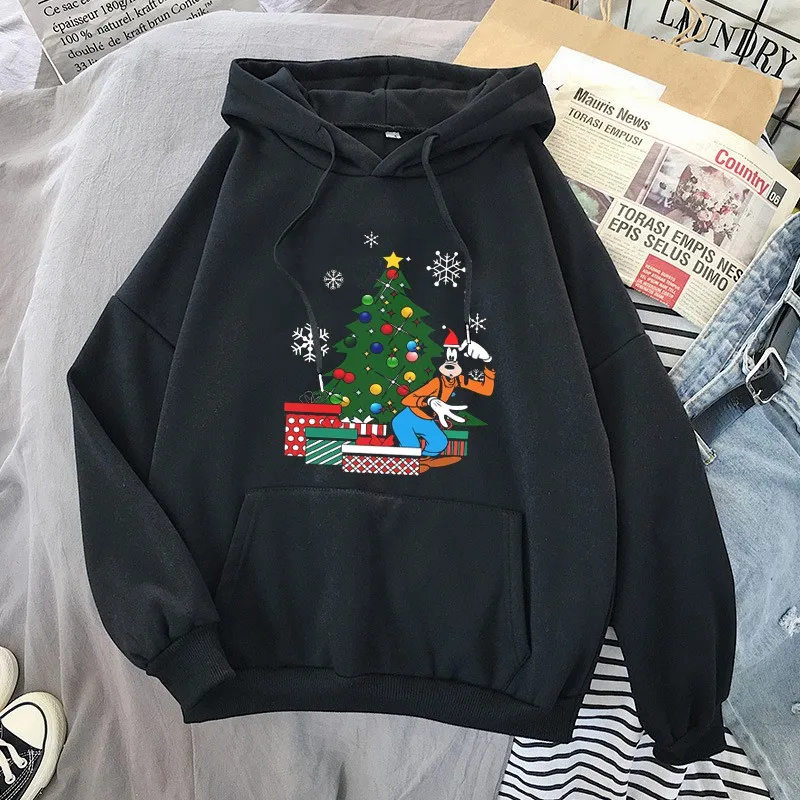 

Christmas Element Fashion Cotton Women's Pullover Sweatshirts Kawaii Unisex Clothing Daily Jacket Men's Hoodie