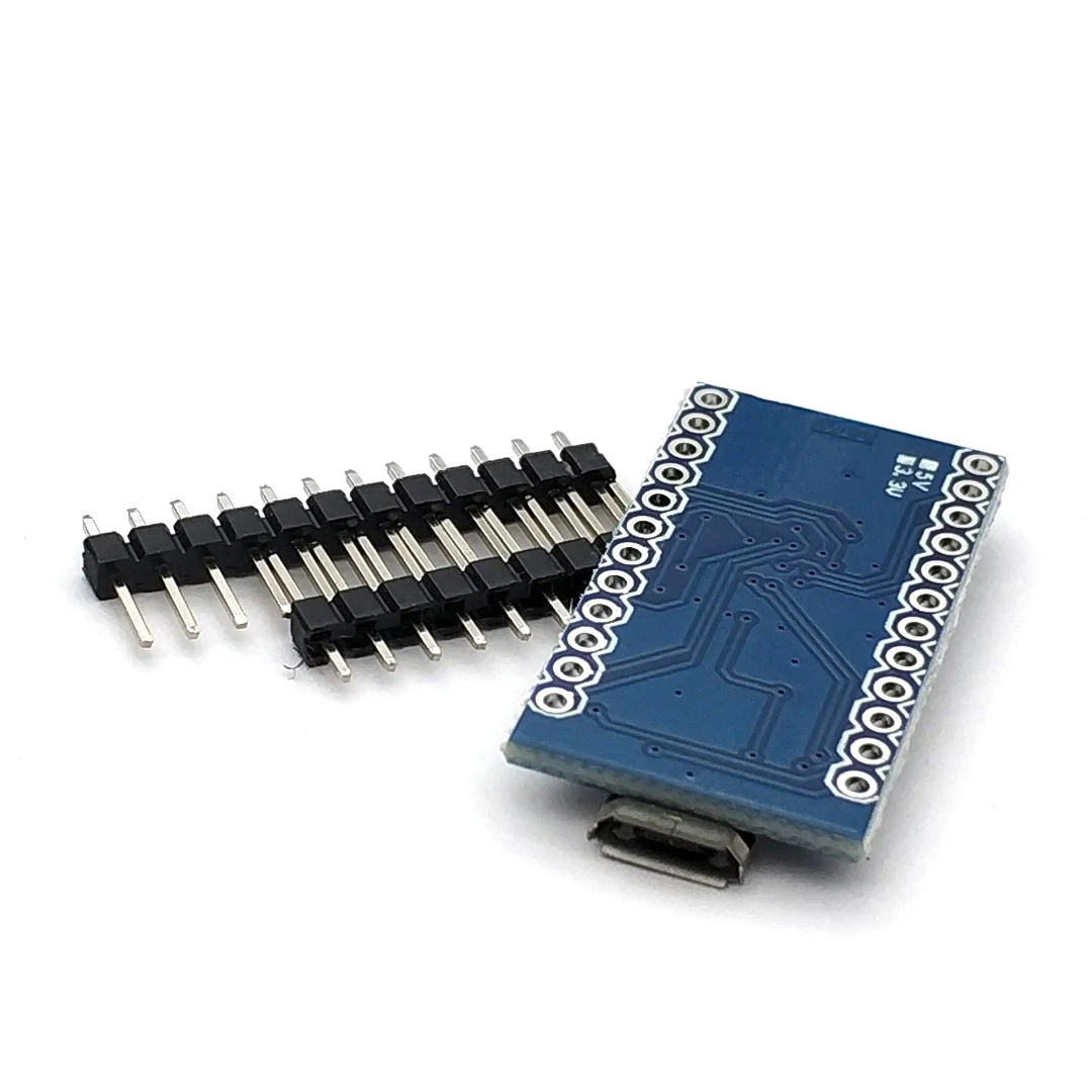 Фото Сменный ATmega32U4 Pro Micro ATmega32U4, 5 в 16 МГц, для Arduino Pro Mini с 2-рядным контактным разъемом для Leonardo Mini Usb интерфейса №4